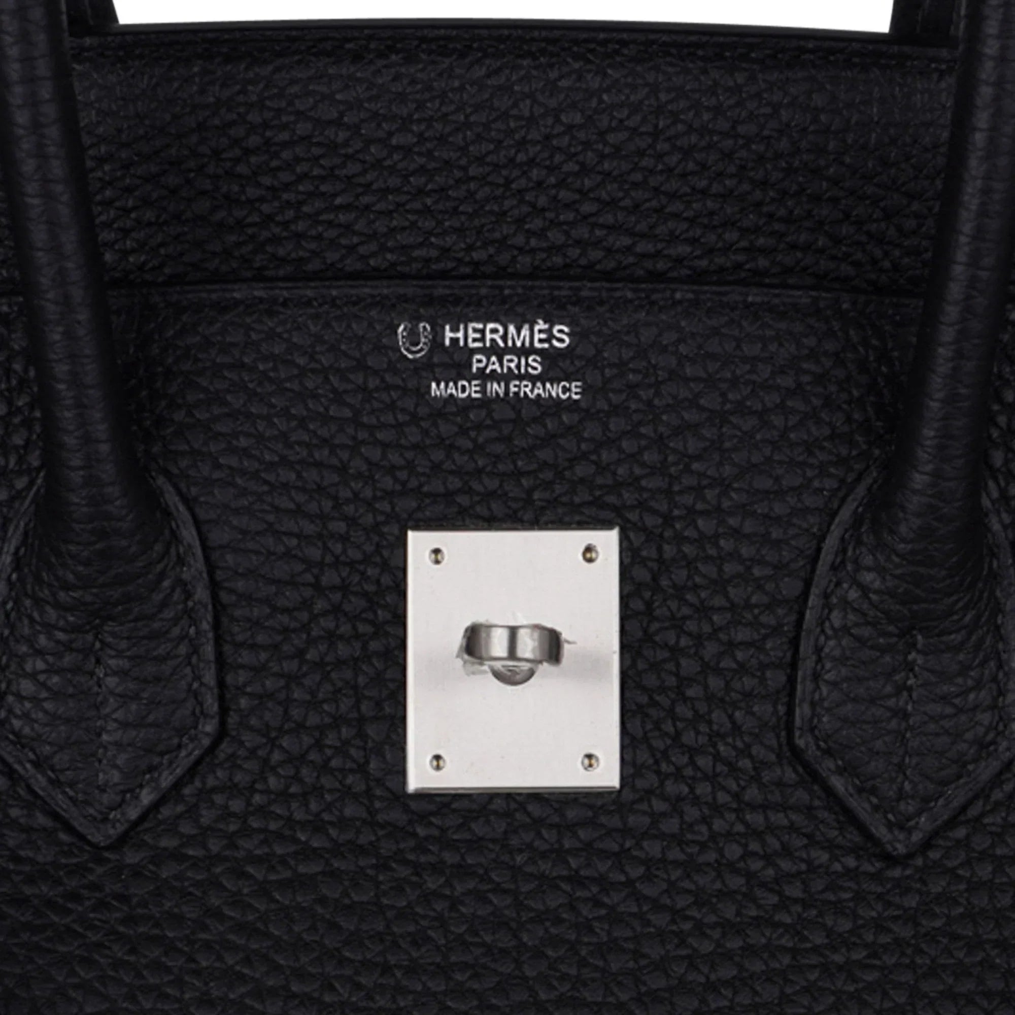 Special Order HSS Birkin 35 Bag Black Turquoise Togo Leather with Brushed Palladium Hardware