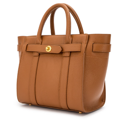 Retro Genuine Leather Women's Zipper Handbag