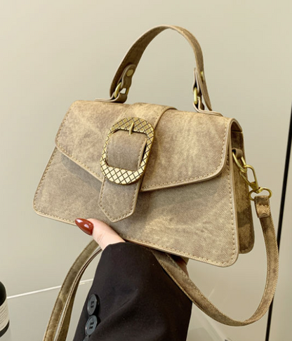 Retro Spliced Handbag