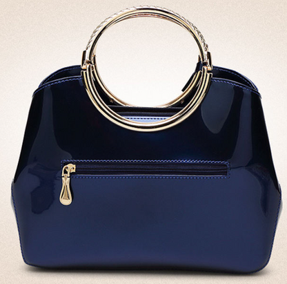 Popular Glossy Patent Leather Handbag