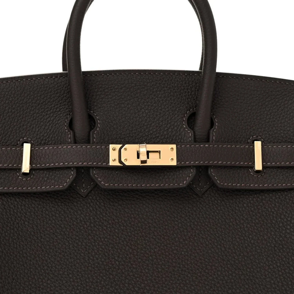 Birkin 25 Togo handbag is made of extremely soft calfskin