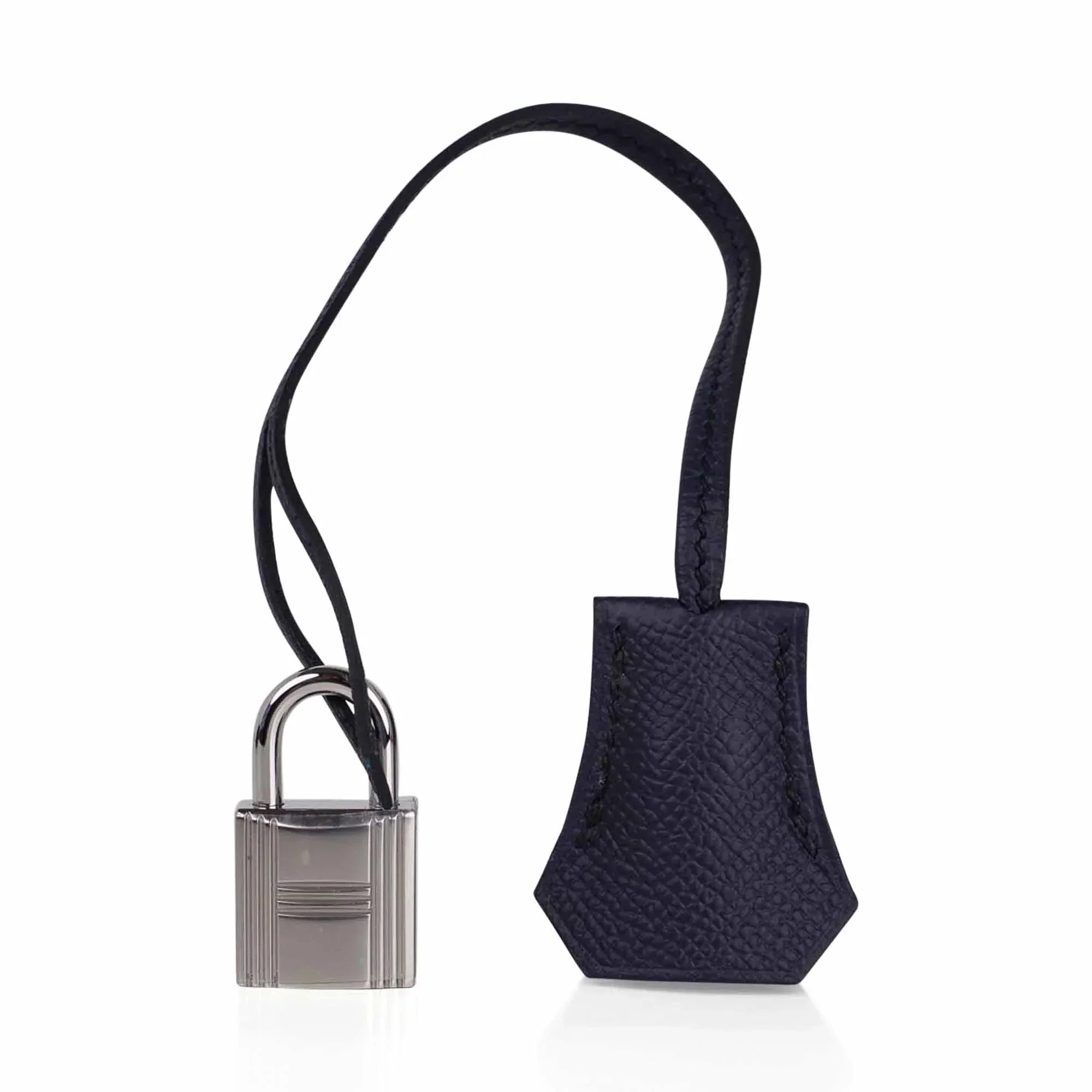 Birkin 30 Bag Indigo Epsom Palladium Hardware New w/ Box